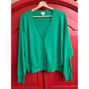 a new day Green Cardigan Sweater